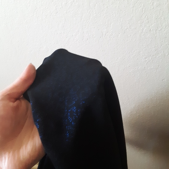 Snap blue black leopard print party dress - Picture 3 of 6